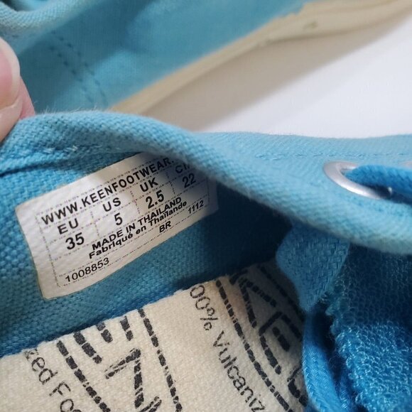 KEEN Canvas Sneakers‎ KIDS 5 MADERAS OXFORD CASUAL SHOES NORSE BLUE - Picture 9 of 12